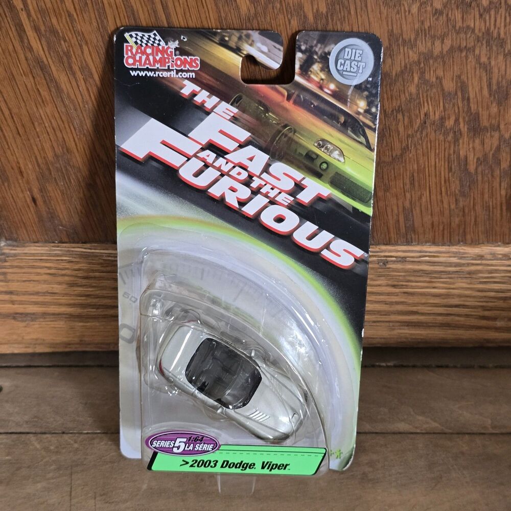 Fast and the Furious Racing Champions Series 5 2003 Dodge Viper 1:64 Diecast Car